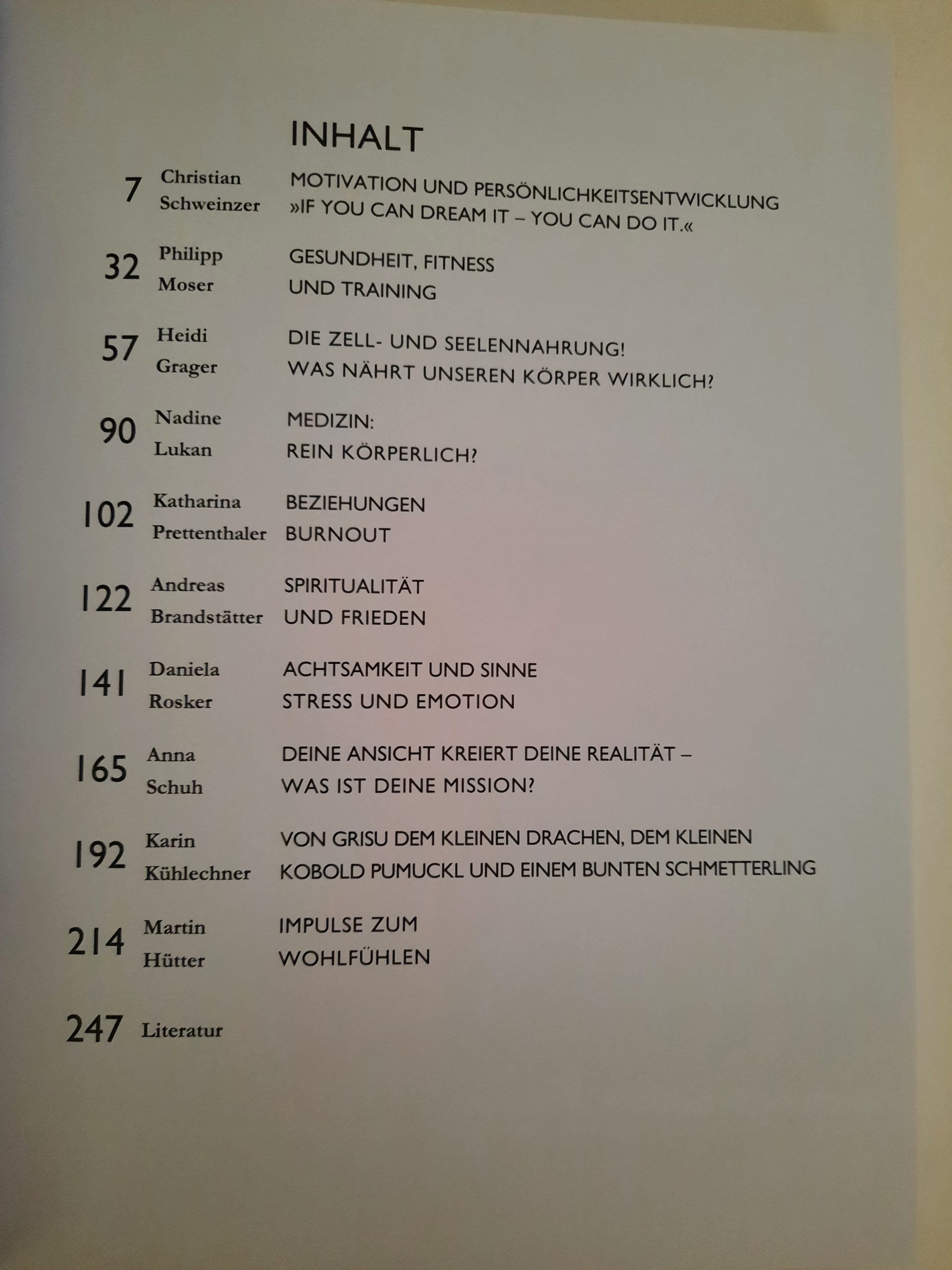 Wohlfühlen Buch