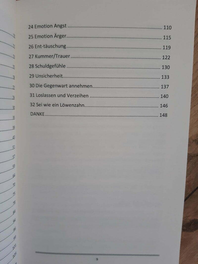Dein Spiel des Lebens - Inhaltsverzeichnis